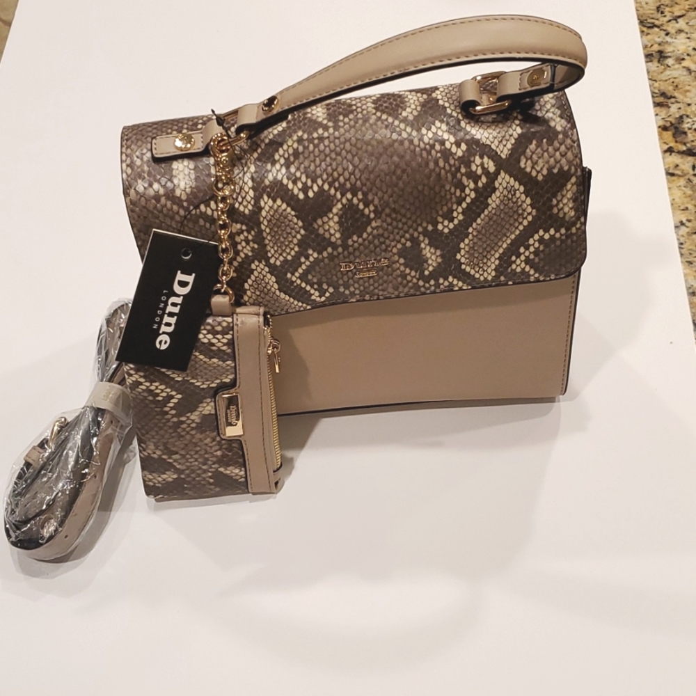 Dune London Satchel Beige